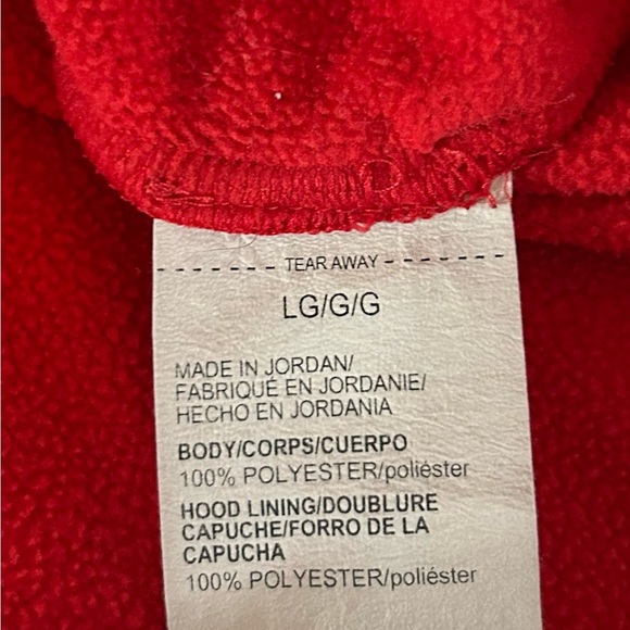 Under Armour sweatshirt, size large, red, hoodie, front pouch, long sleeve - Picture 7 of 10